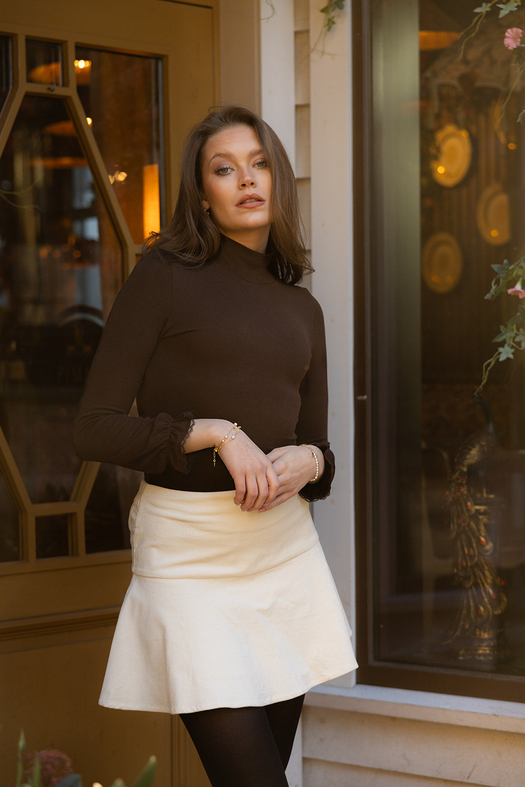 AW26 Cleo top brown