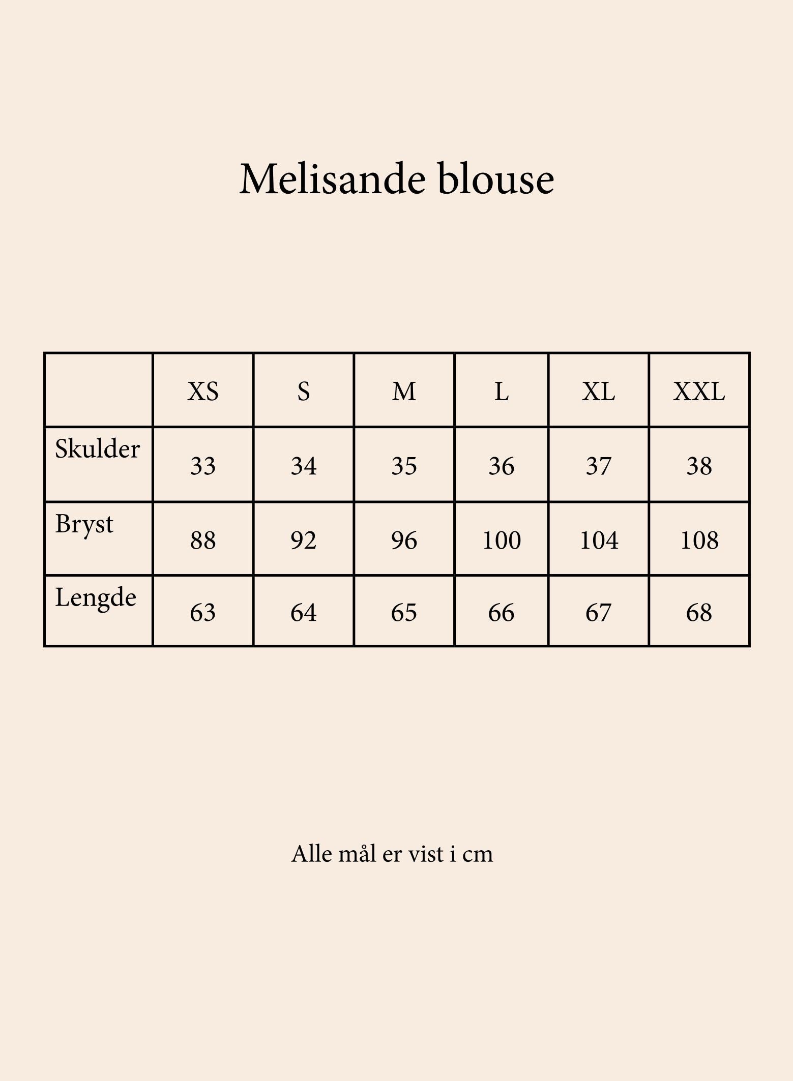 Secrets by B - Melisande bluse