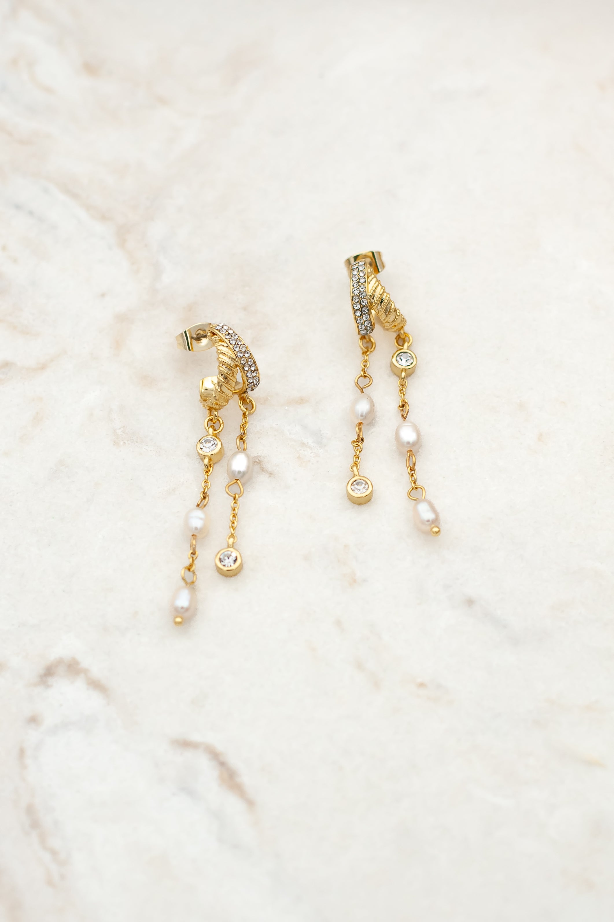 Noelia double earrings