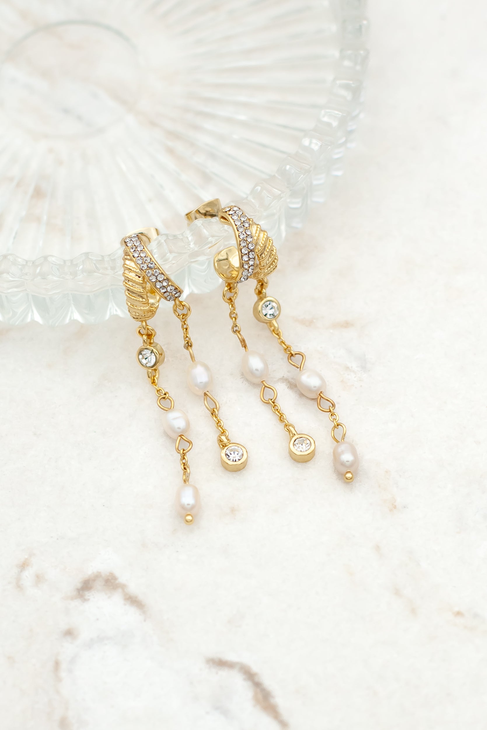 Noelia double earrings