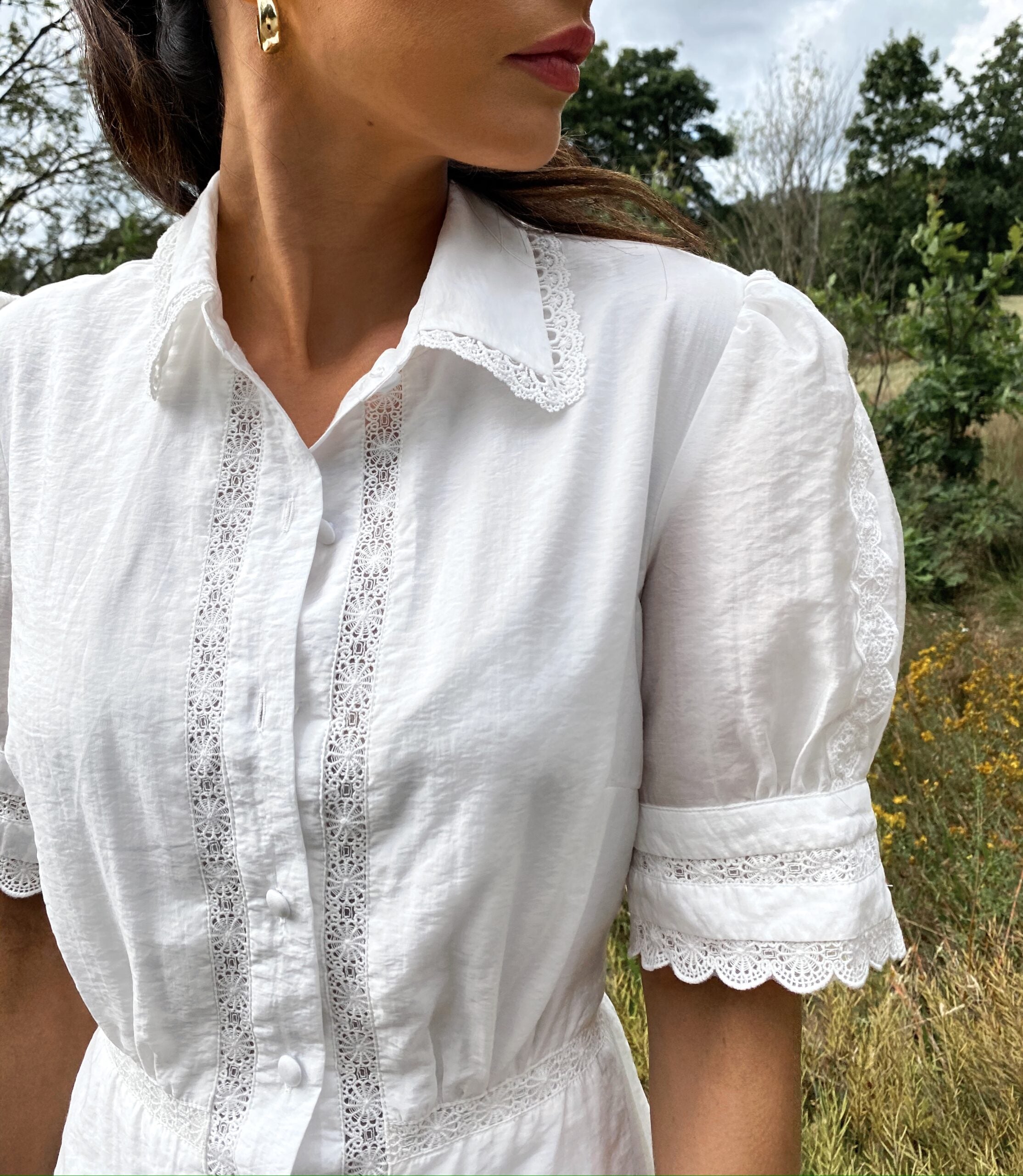 SS21 - Lovisa kjole hvit