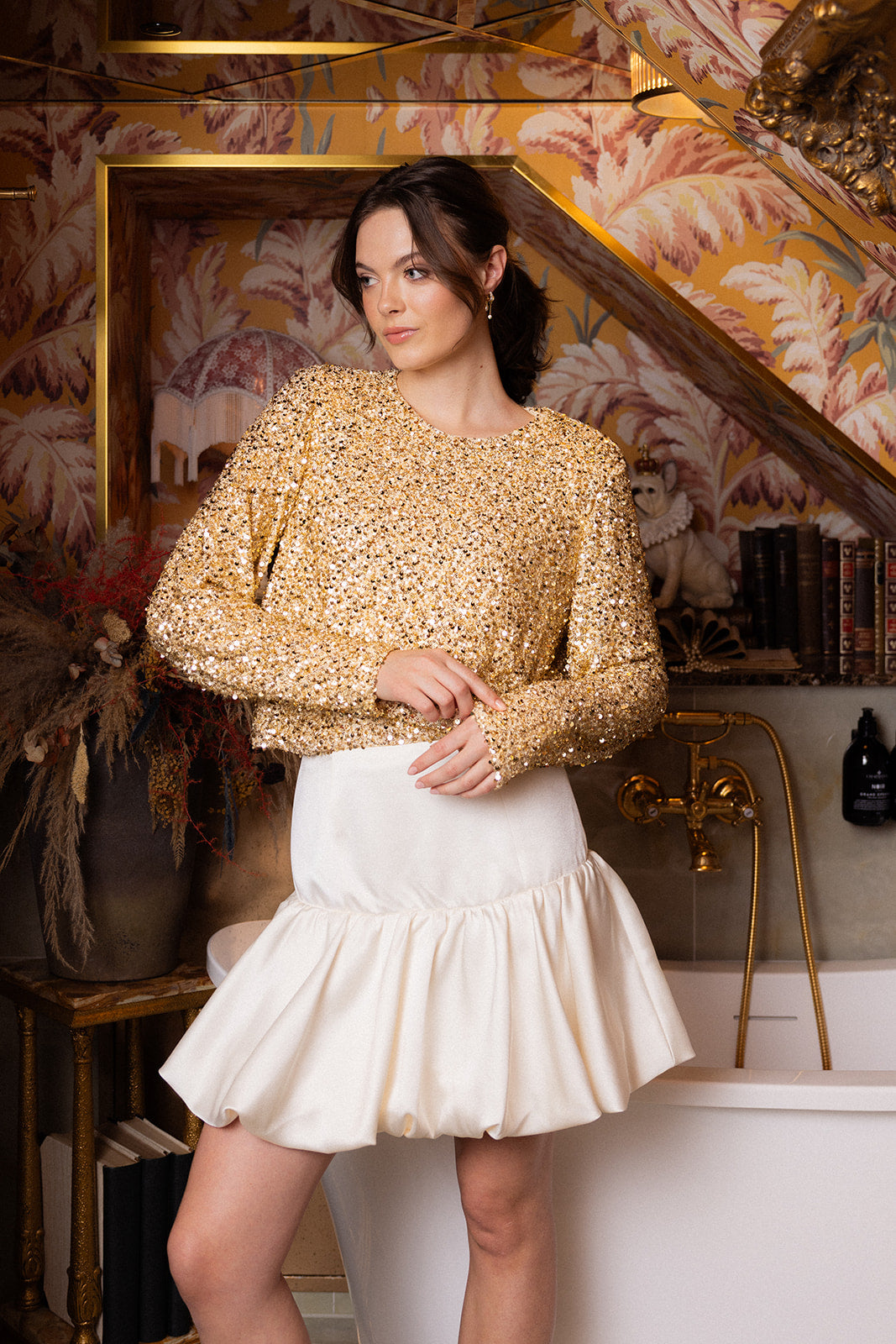 AW26 Angelie blouse gold
