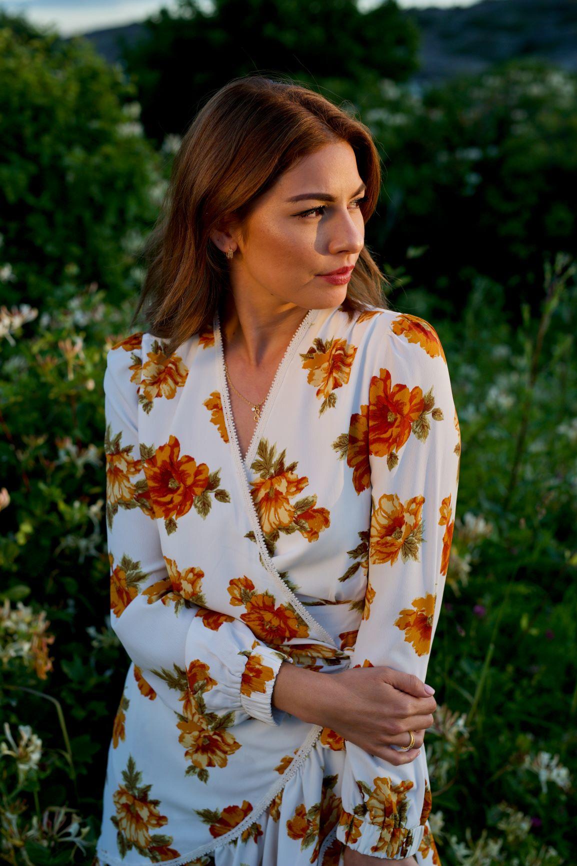 SS20 Adeline wrap kjole