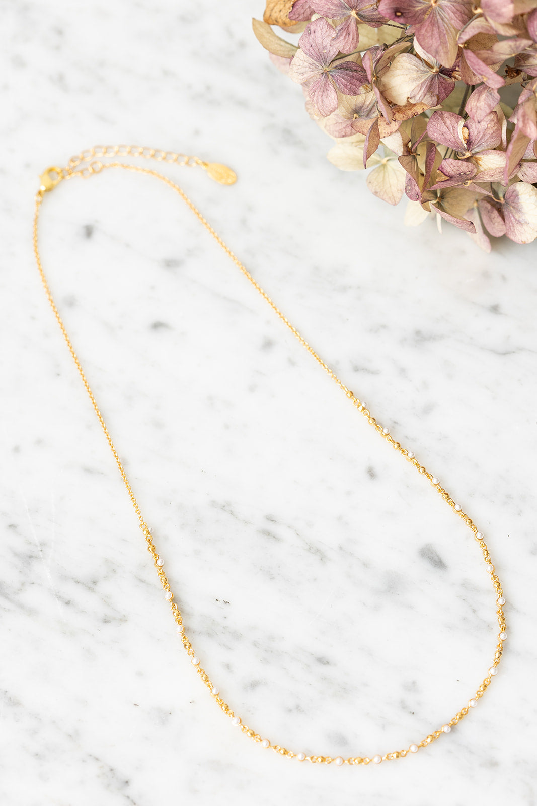 Poppy pearly necklace