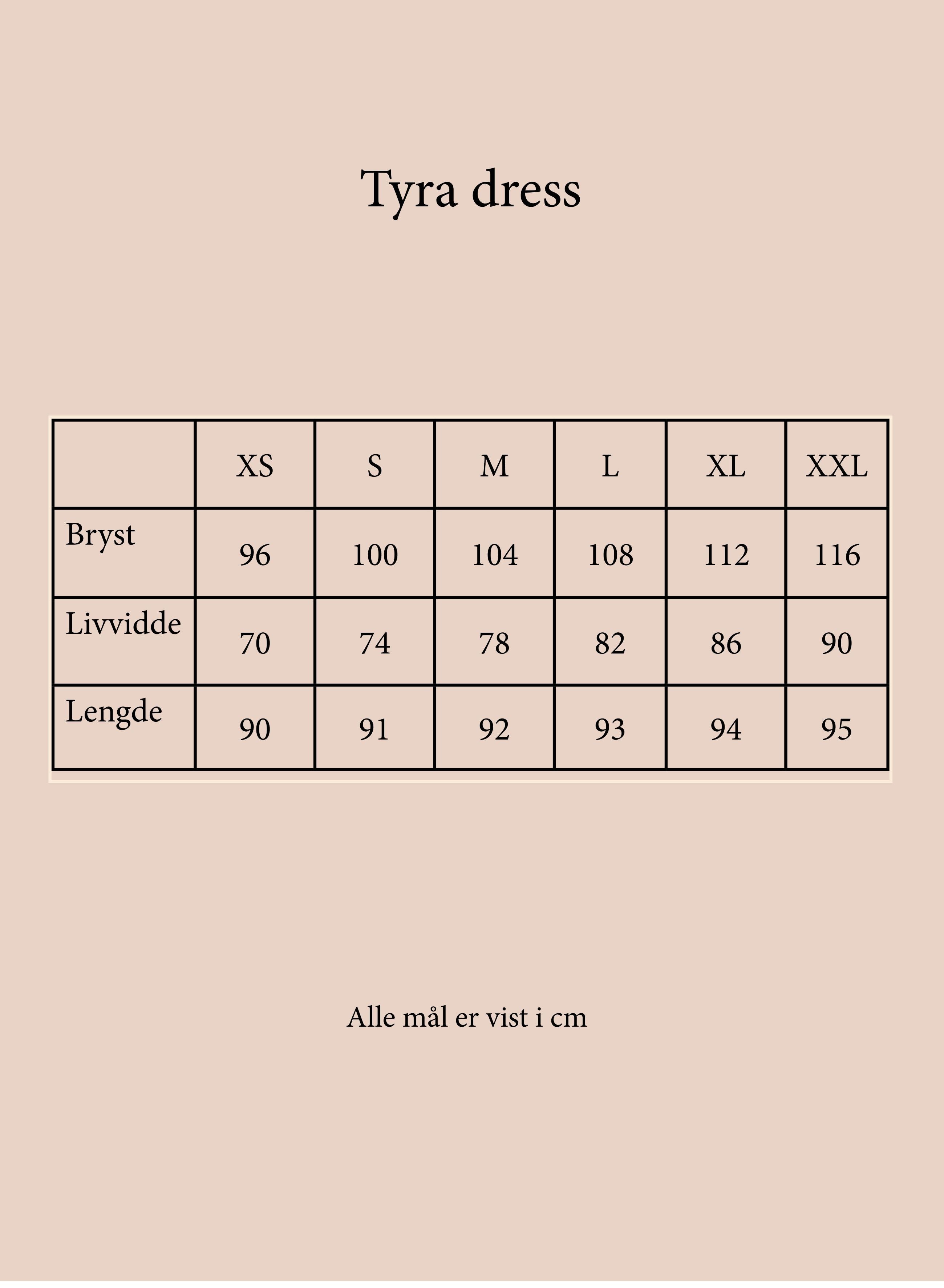Tyra dress black