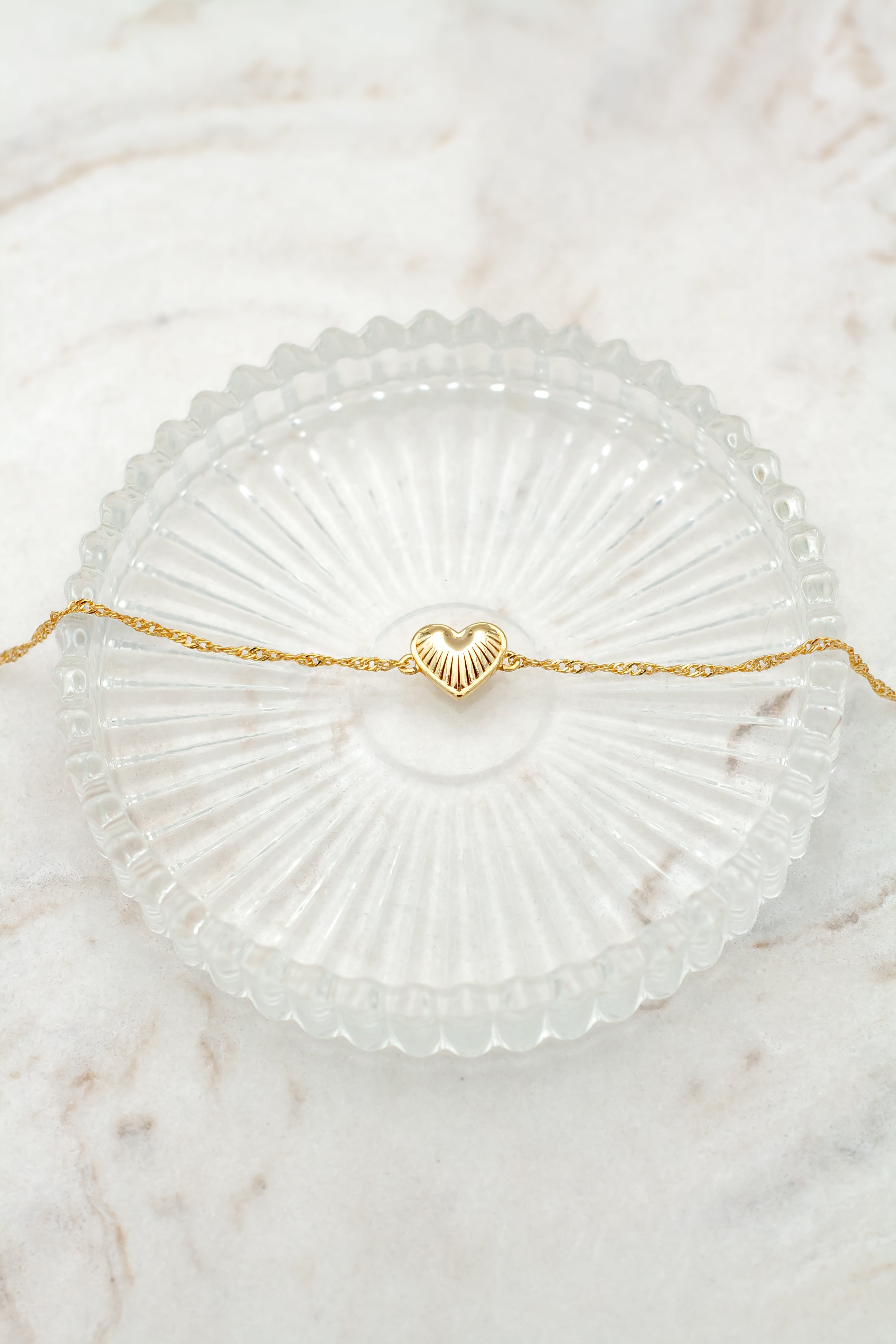 Valeria heart bracelet