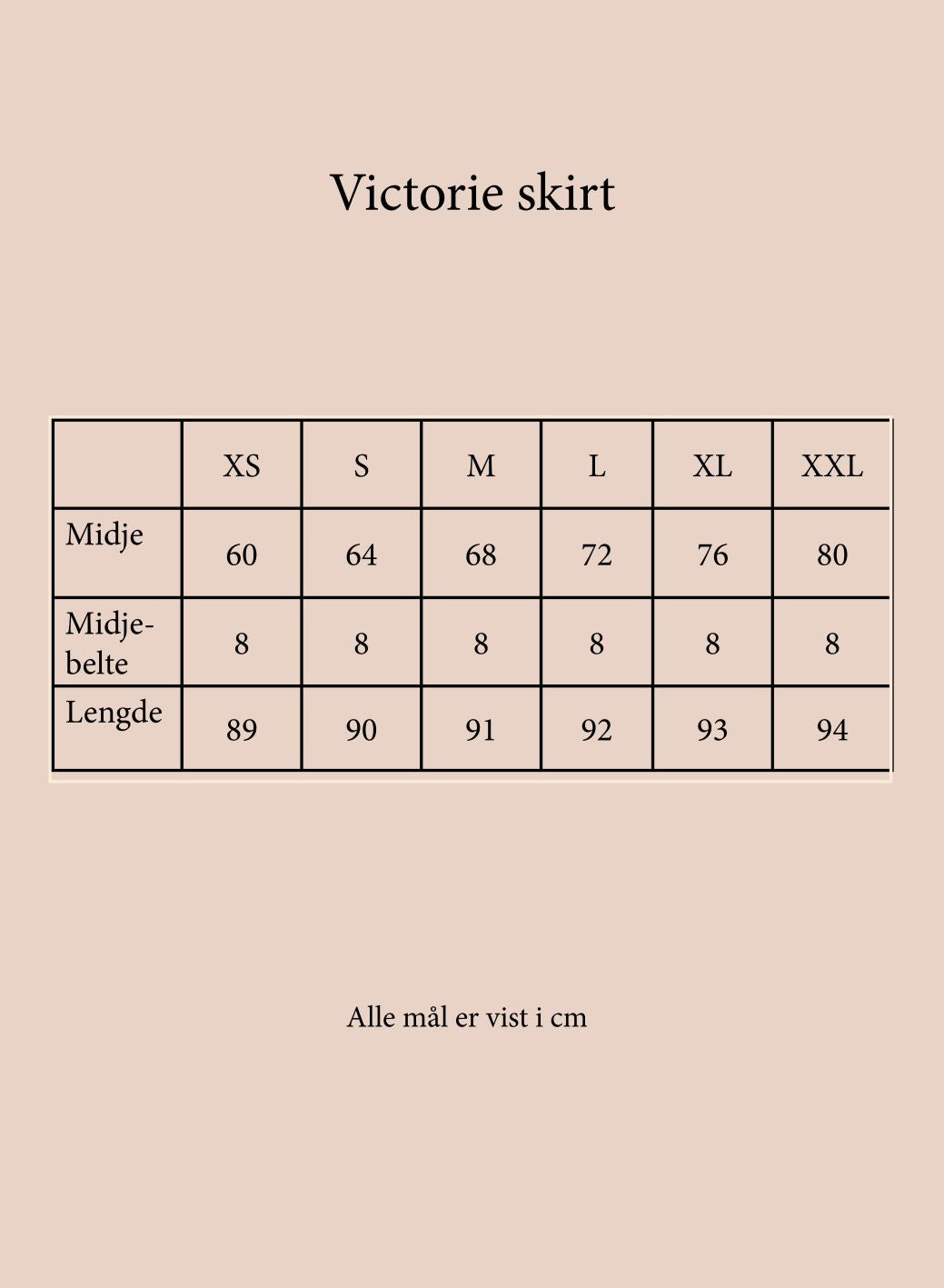 Secrets by B - Victorie black skjørt