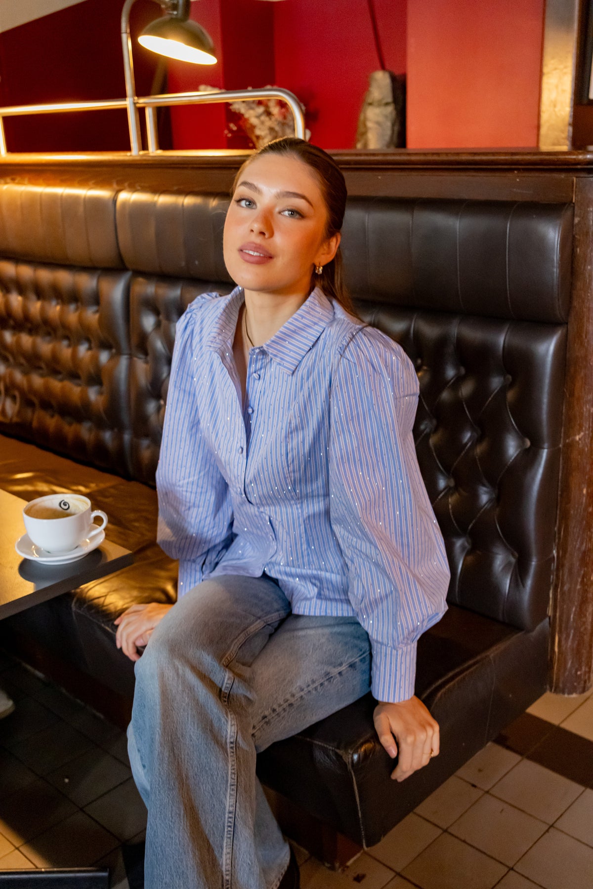 Secrets by B AW26 Cala blouse blue