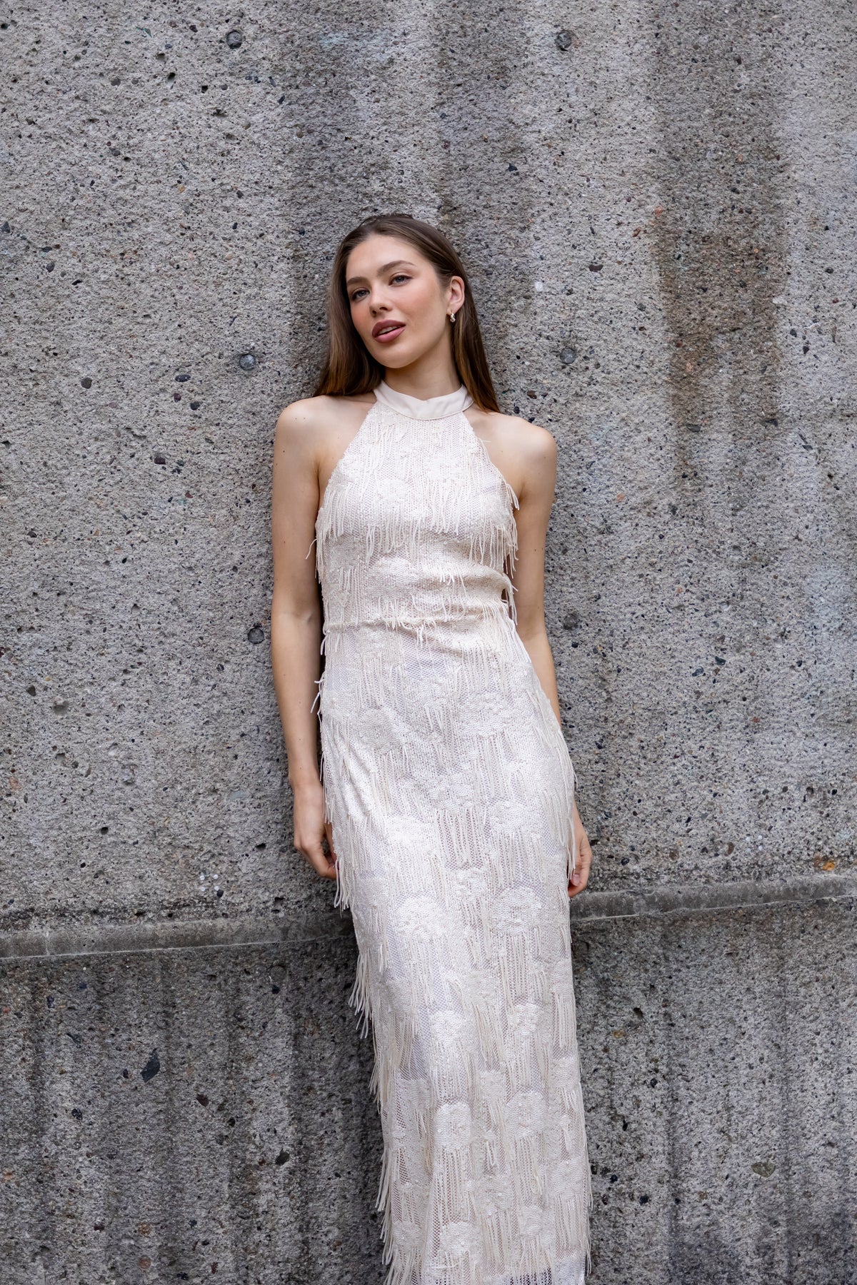 AW26 Cecilie long dress creme