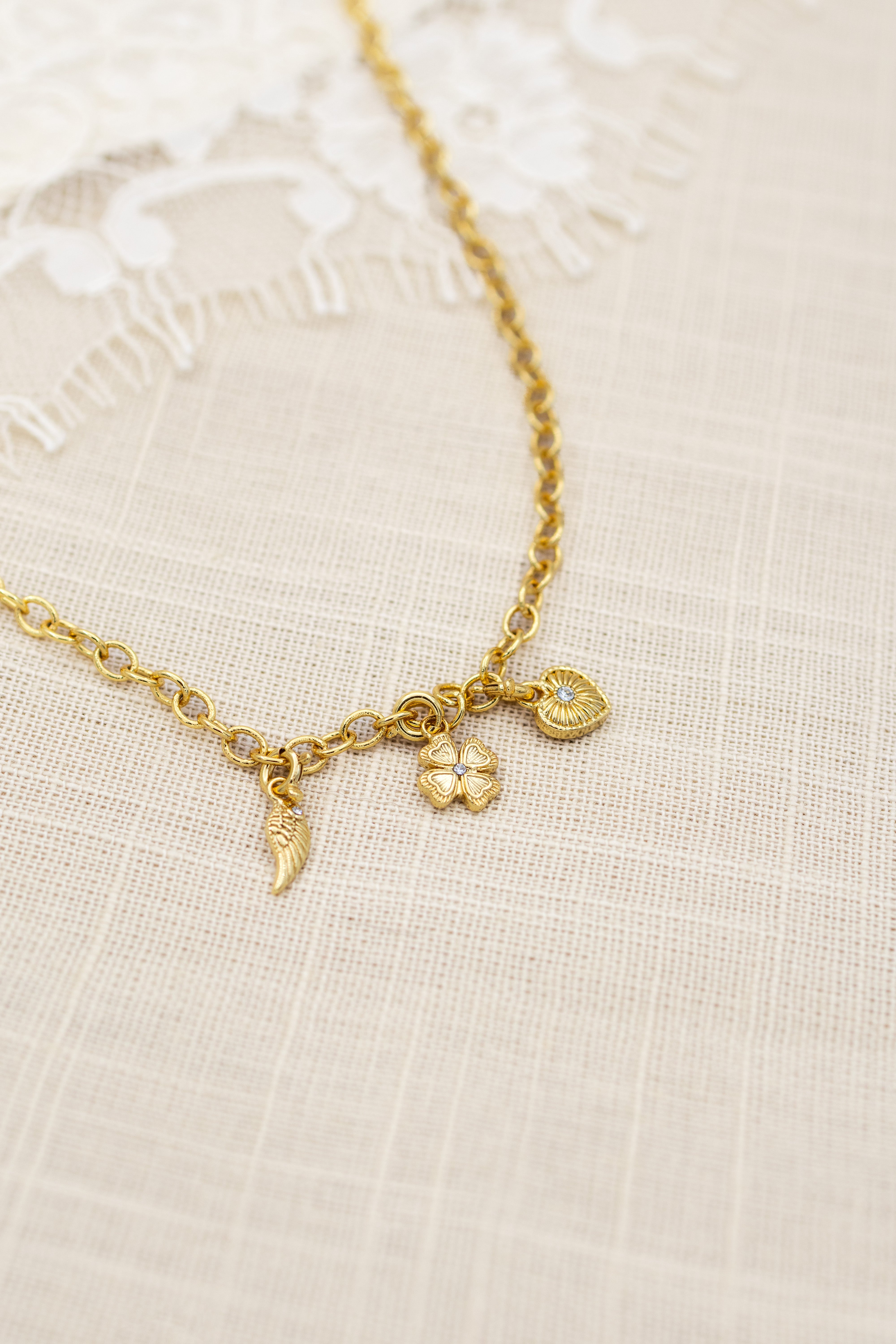 Fortuna heart charm