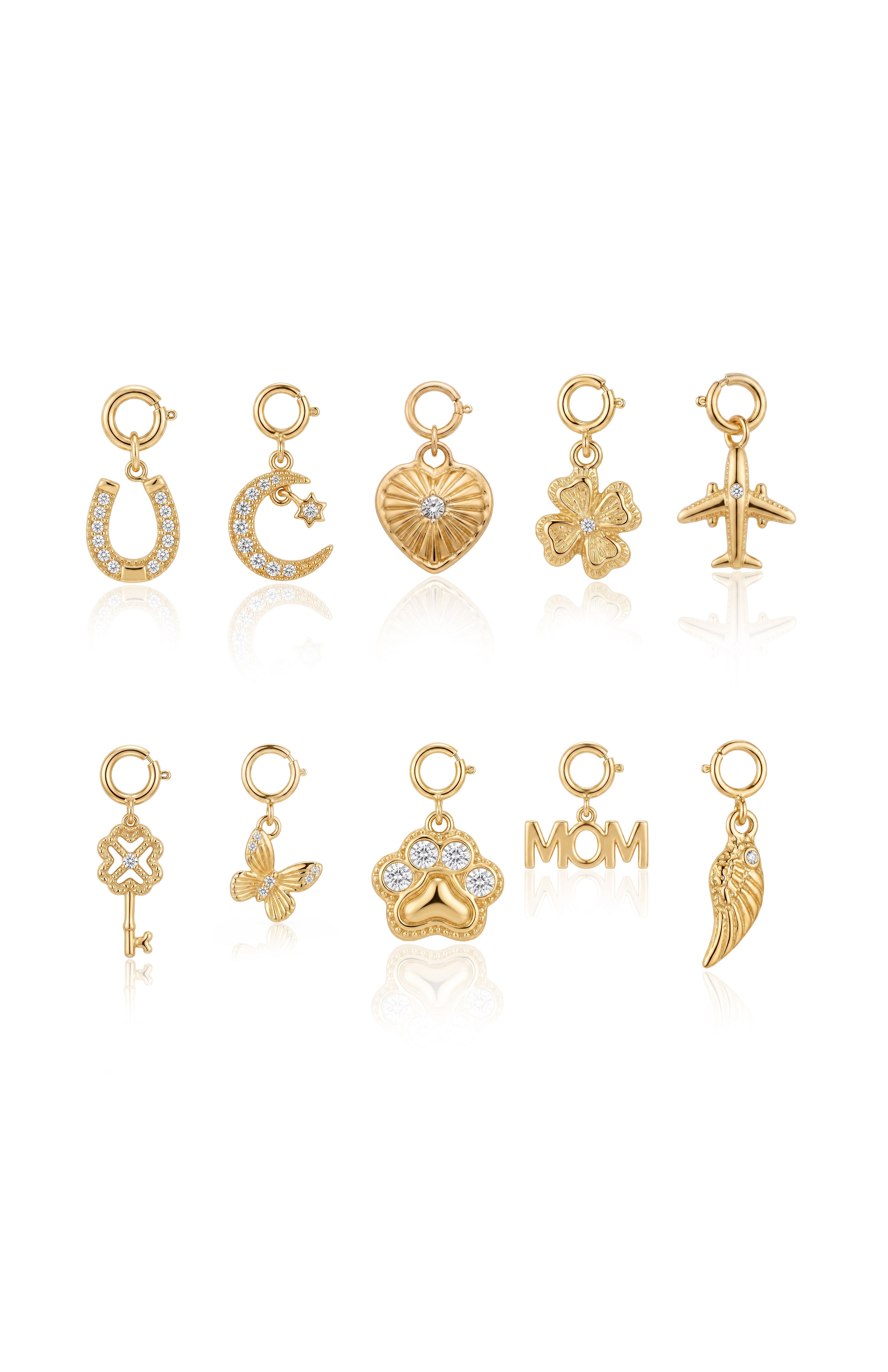 Fortuna butterfly charm