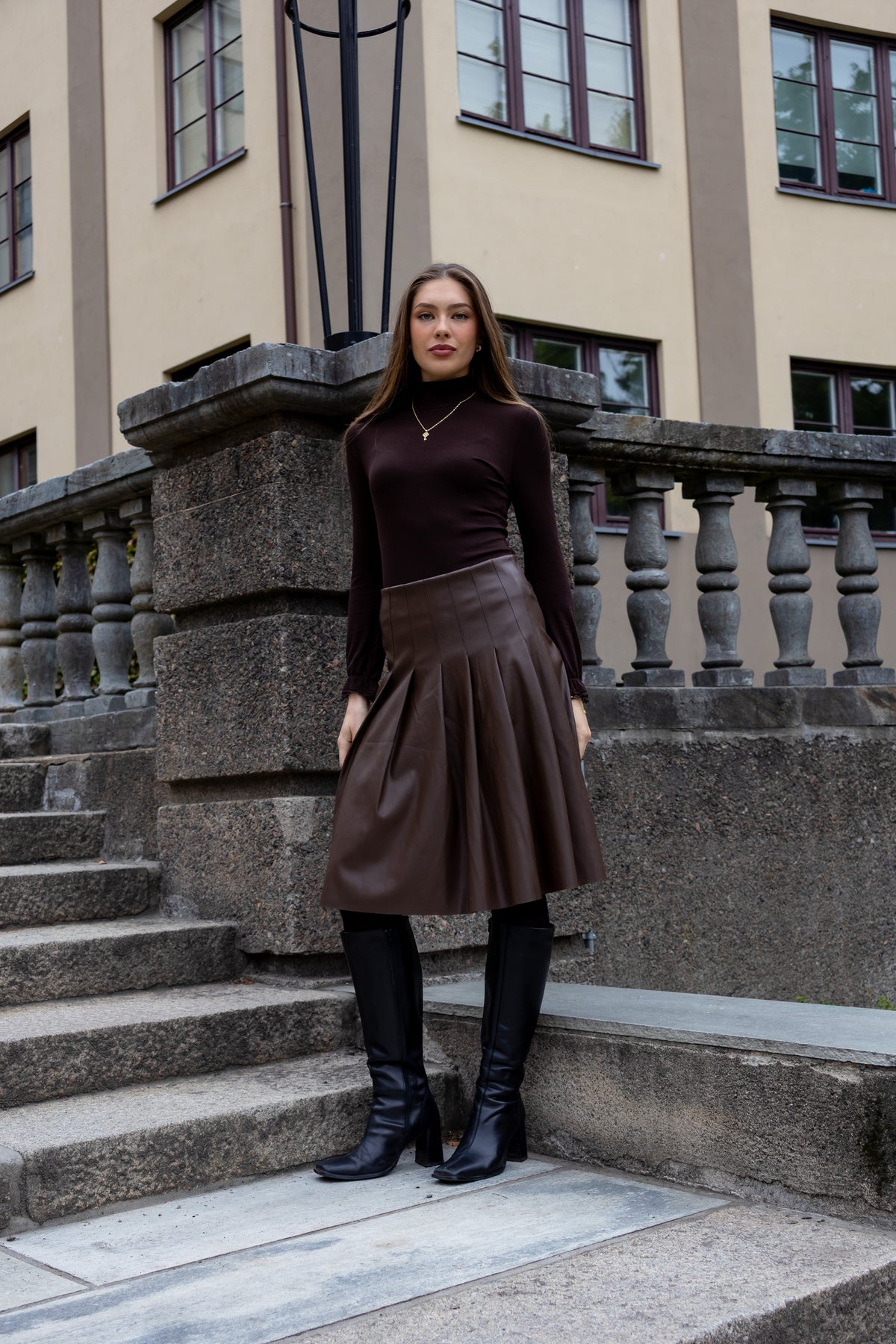 Secrets by B AW26 Aina midi skirt