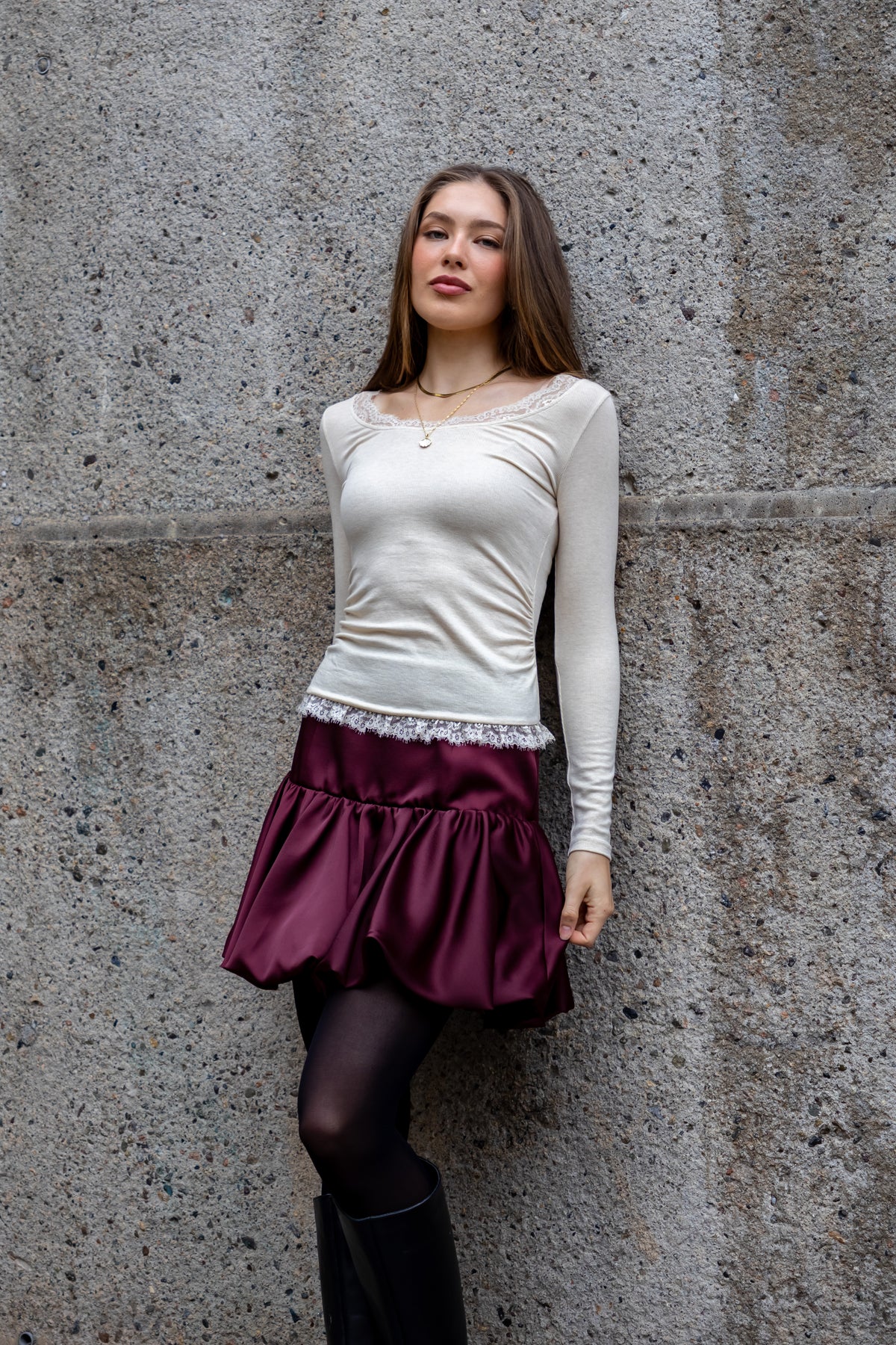 Secrets by B AW26 Jane top creme