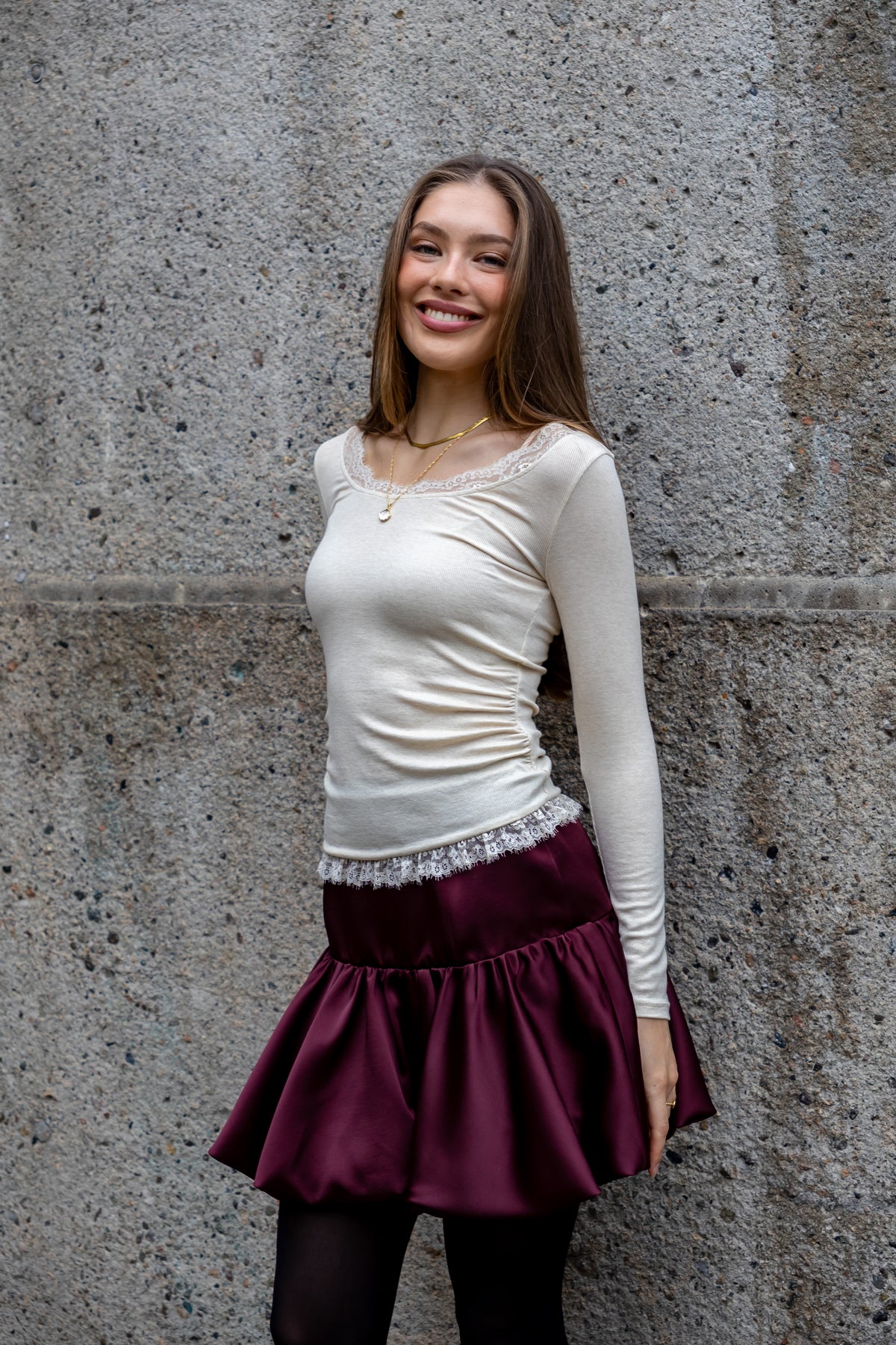 Secrets by B AW26 Jane top creme