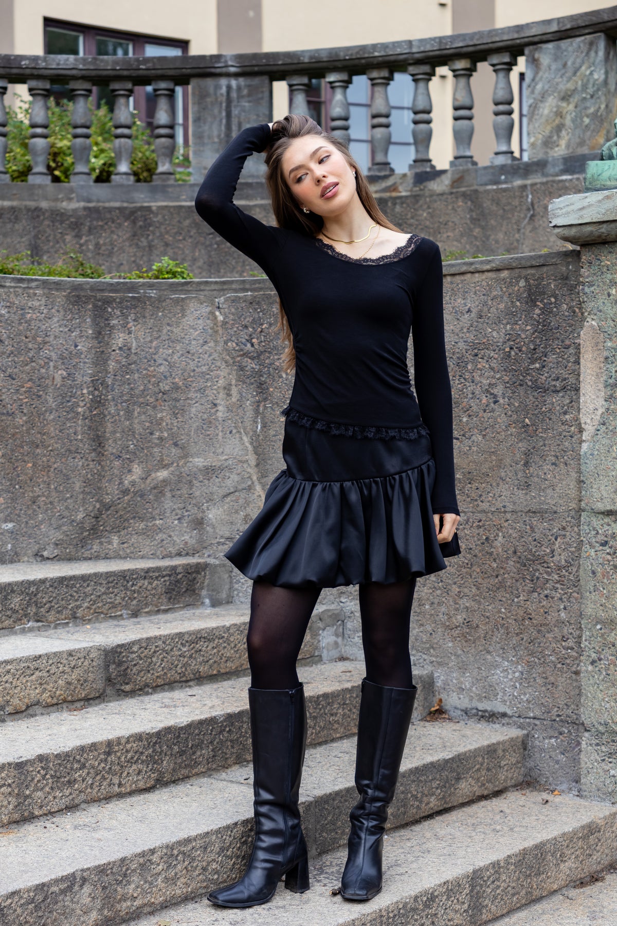 Secrets by B AW26 Tess skirt black