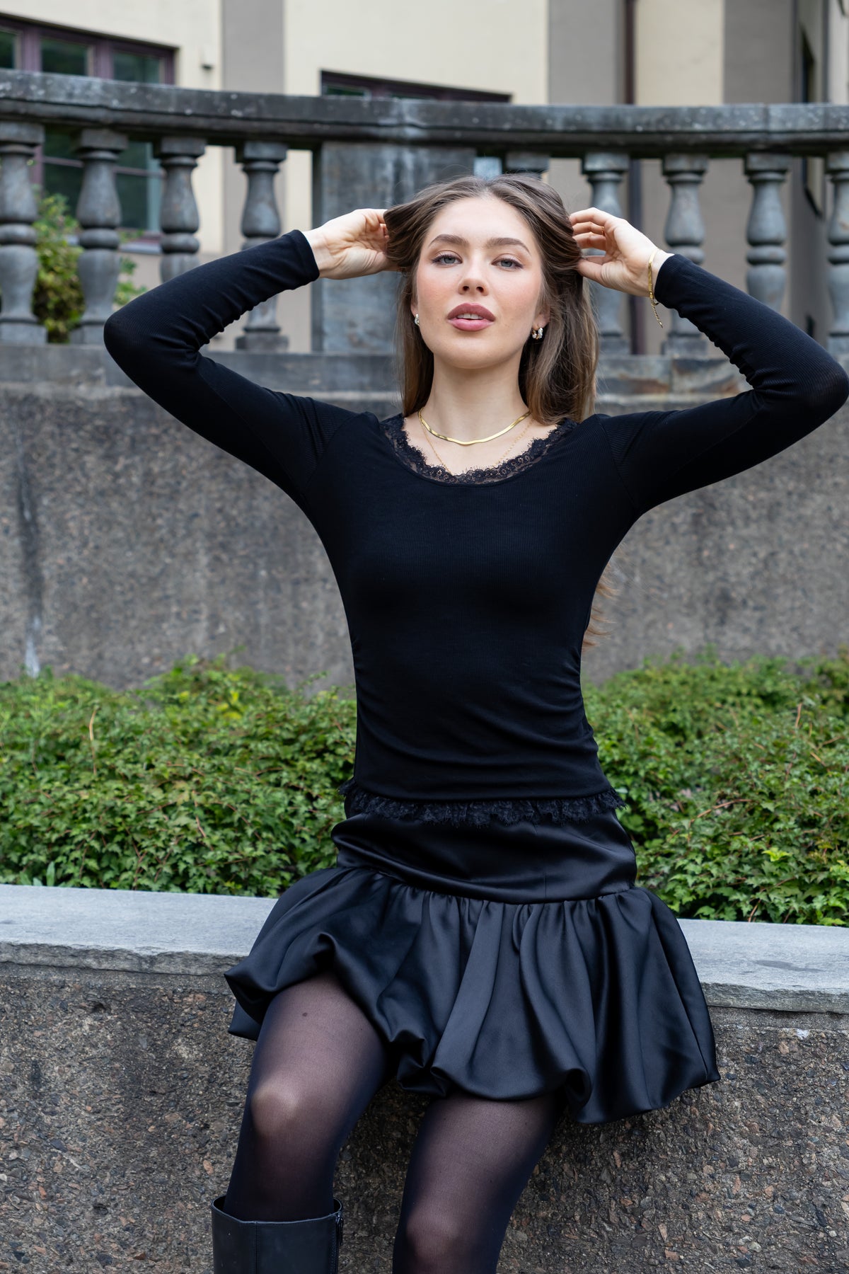AW26 Jane top black