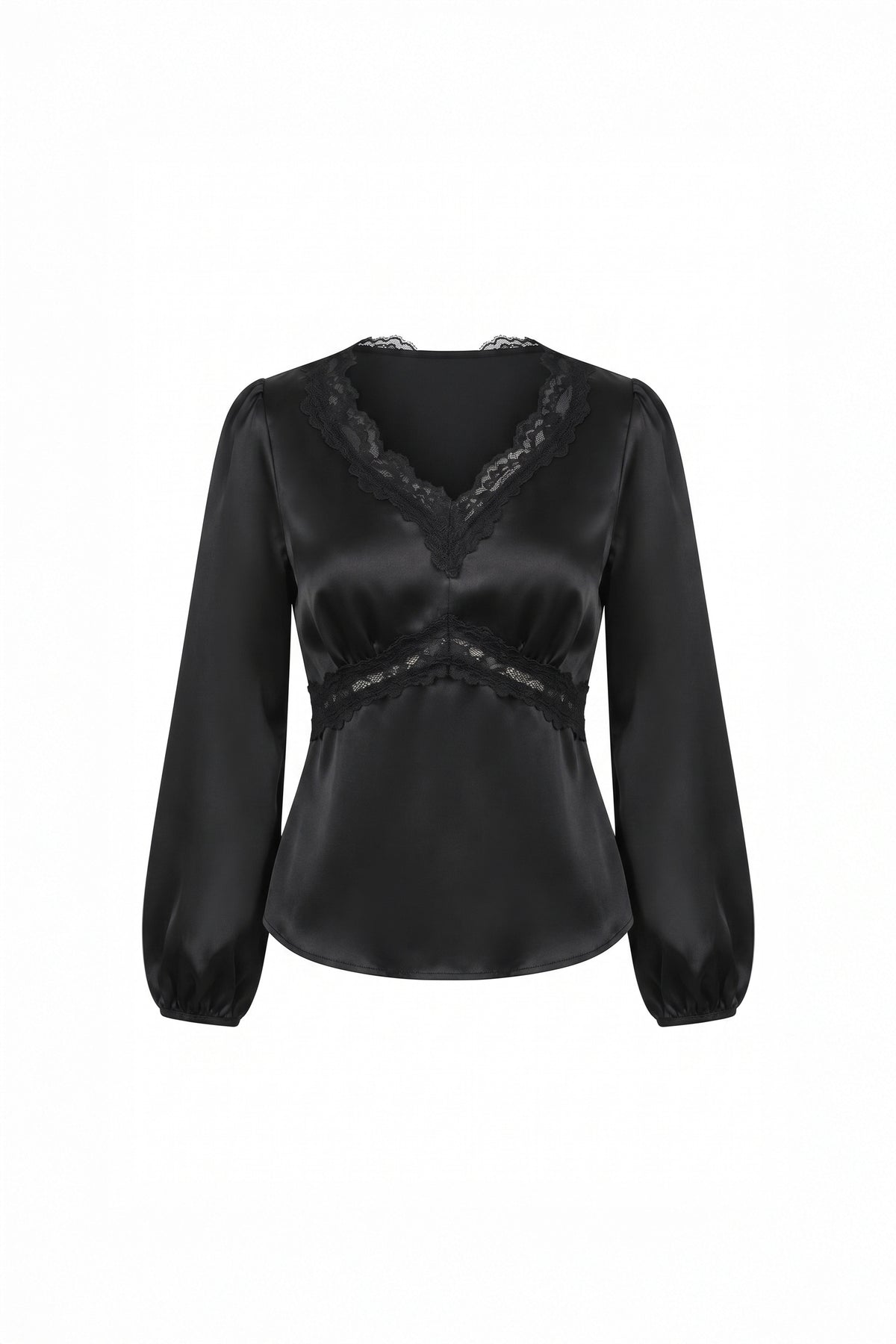 Secrets by B AW26 Rosalie blouse black