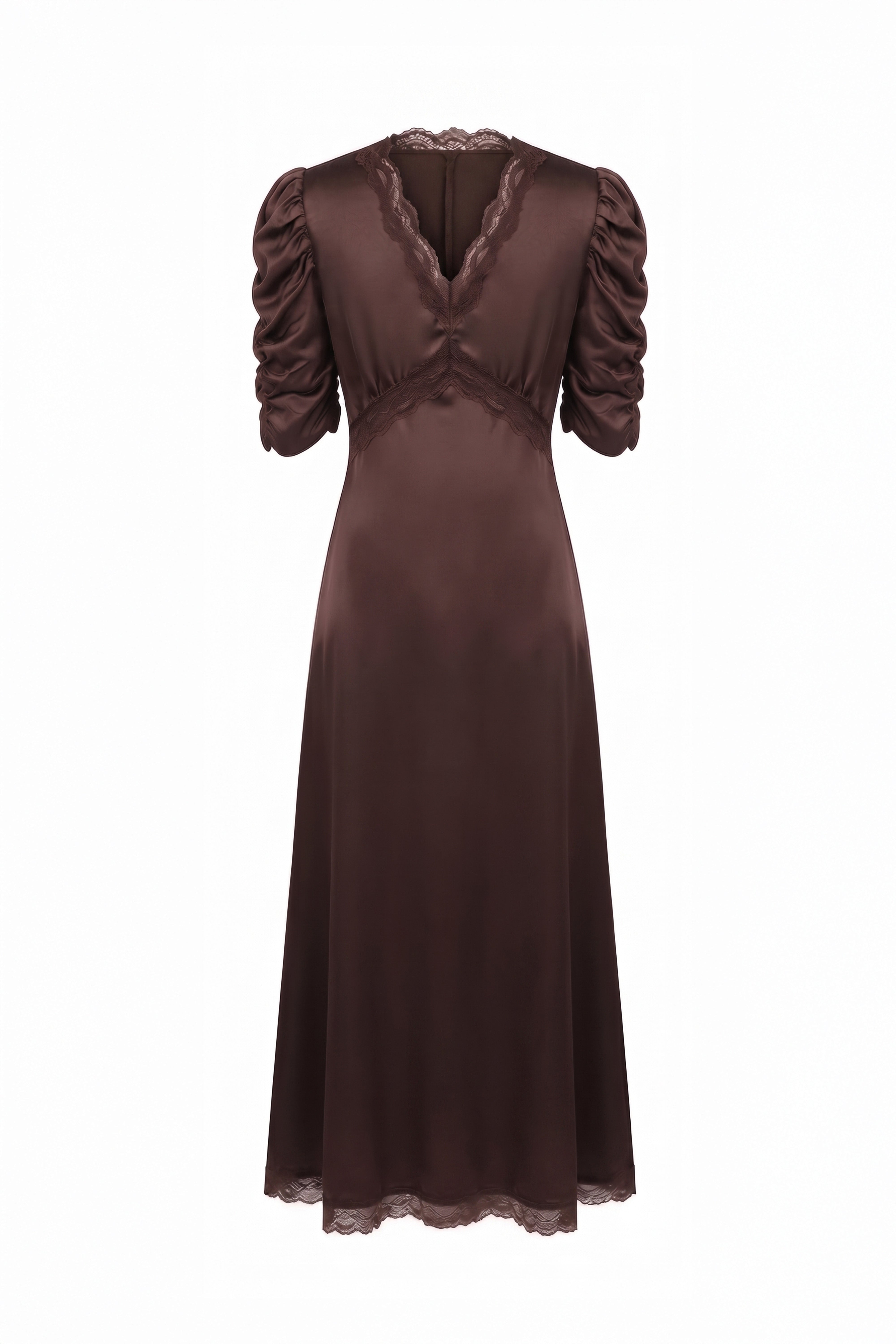 Secrets by B AW26 Rosalie dress brown